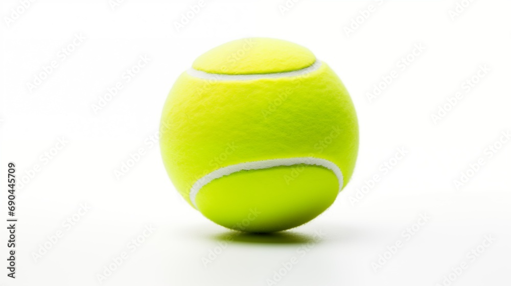 Tennis ball on isolated background