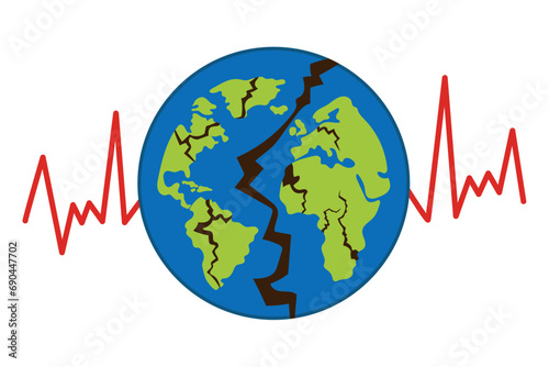 earthquake design with destroyed world