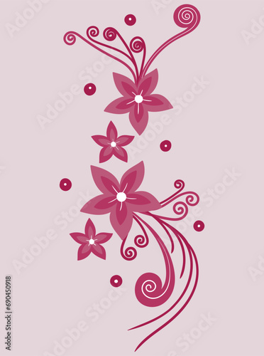 Vibrant, captivating flower illustration capturing nature's beauty. Ideal for designs, decor, and artistic compositions needing floral elegance.