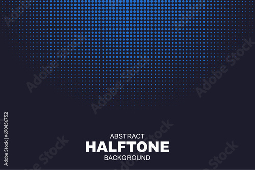 Colourful Halftone Banner Background