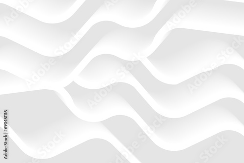 Abstract white gray satin texture background fluid flow with smooth line futuristic graphic design Banner Pattern elegant Geometric Textured intricate 3D wall Light wave vector EPS10