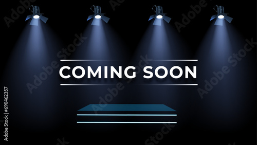 Unveiling Innovation: A Stage Illuminated for the Future.  Lights, Camera, Mystery! A Spotlight Shines on the Next Big Thing!
Get ready for the future with our sleek and modern Coming Soon design.