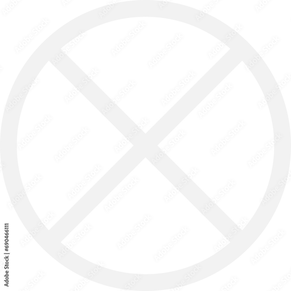 Icon symbol ban. Sign forbidden. Circle sign stop entry and slash line Icon symbol ban. Sign forbidden. Circle sign stop entry and slash line