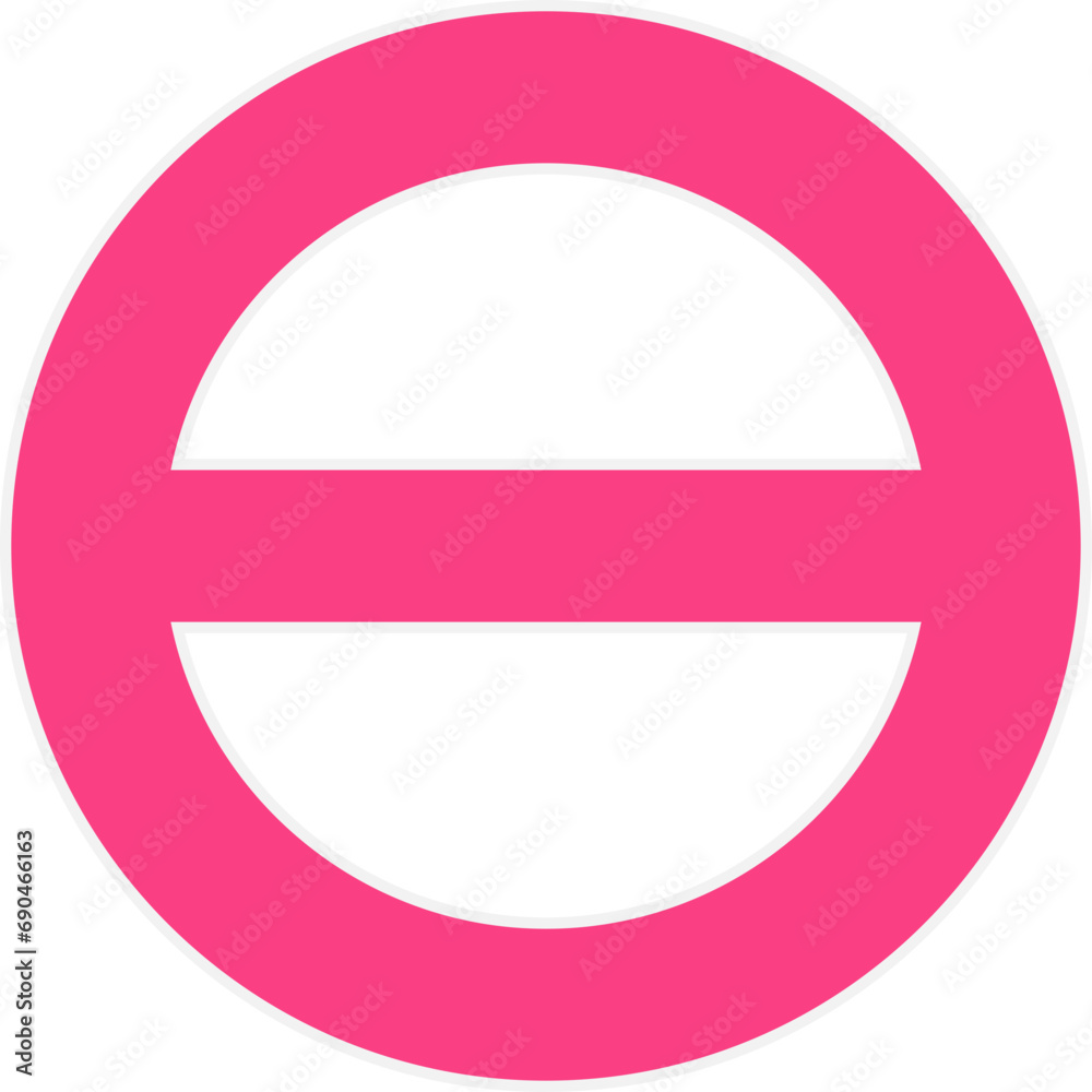 Icon symbol ban. Sign forbidden. Circle sign stop entry and slash line Icon symbol ban. Sign forbidden. Circle sign stop entry and slash line