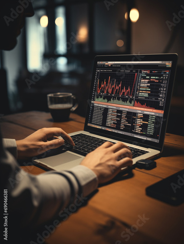 A Photo of a Person Using a Digital Asset Management Tool to Diversify Their Investment Portfolio