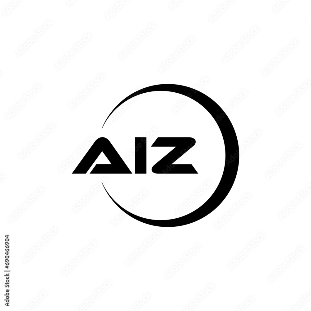 AIZ letter logo design with white background in illustrator, cube logo, vector logo, modern alphabet font overlap style. calligraphy designs for logo, Poster, Invitation, etc. AIZ letter logo design with white background in illustrator, cube logo, vector logo, modern alphabet font overlap style. calligraphy designs for logo, Poster, Invitation, etc.