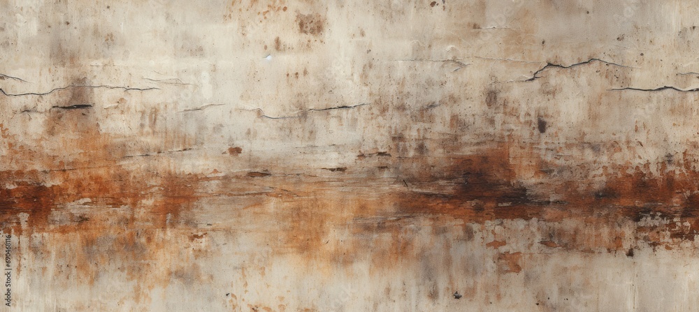 Grunge rusty concrete wall texture background. Generative AI technology.	
