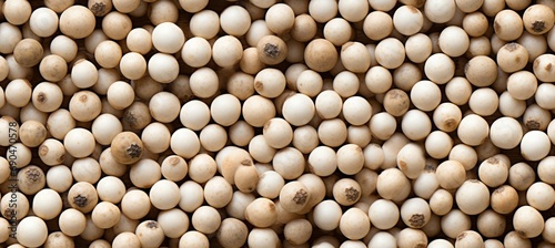 White pepper texture background. Generative AI technology.