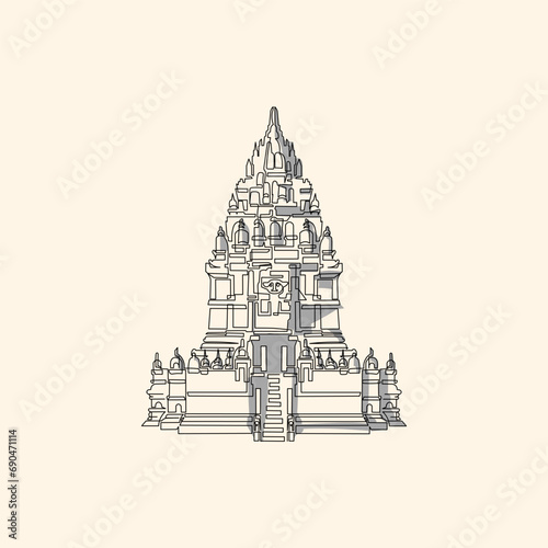 Traces of the History of the Charming Line Art of Prambanan Temple