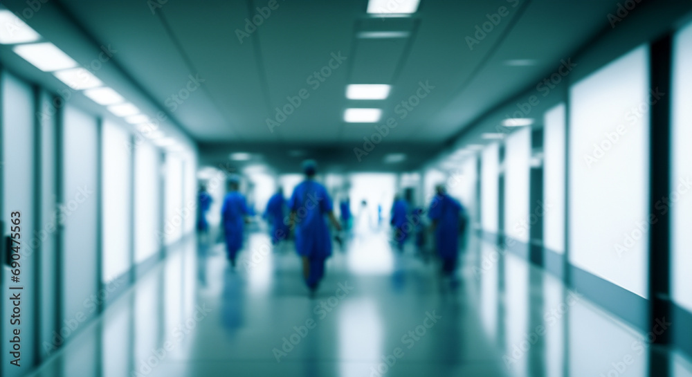 corridor in the hospital corridor in the hospital