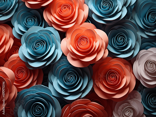 seamless pattern with roses