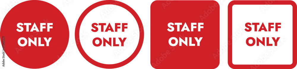 Exclusive Elegance: Minimalist Vector Staff Only Sign for a Clean and Refined Look Exclusive Elegance: Minimalist Vector Staff Only Sign for a Clean and Refined Look