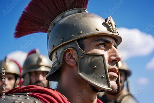 Roman Warrior General Battle Troops Helmet Knight  © Xtremest