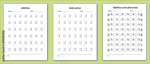 Kid's Math Worksheets (1-3) photo
