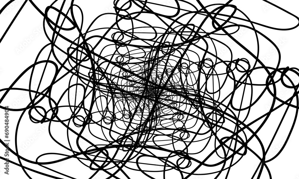 Obraz premium Vector abstract scribble background design