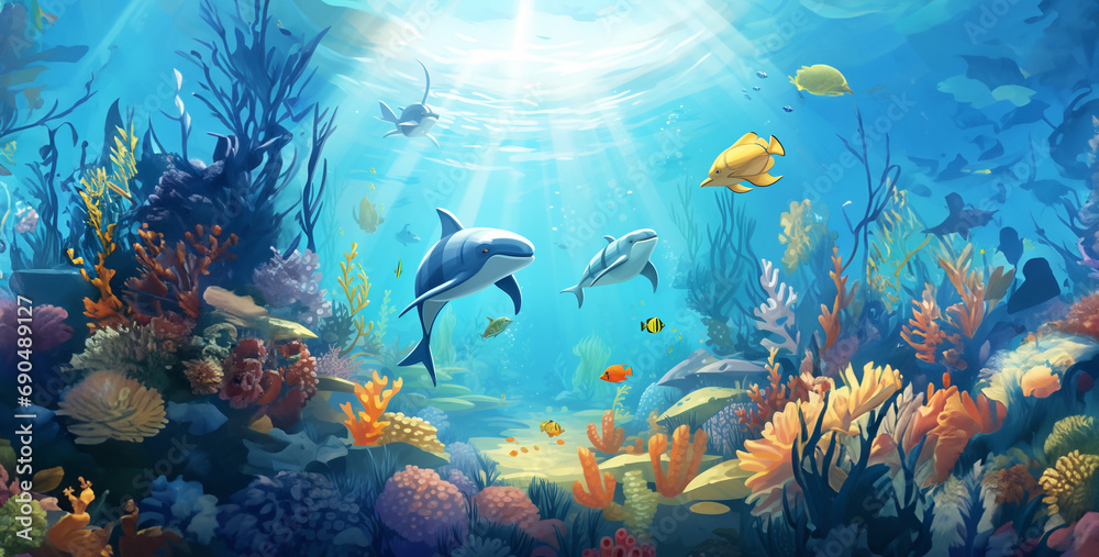 coral reef with fish and coral, coral reef with fish, coral reef and fish coral reef with fish and coral, coral reef with fish, coral reef and fish