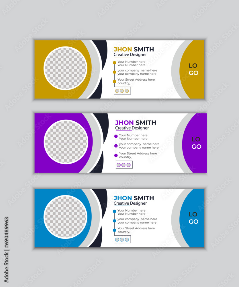 Professional Corporate Minimal email signature Flat Mail template. Professional Corporate Minimal email signature Flat Mail template.