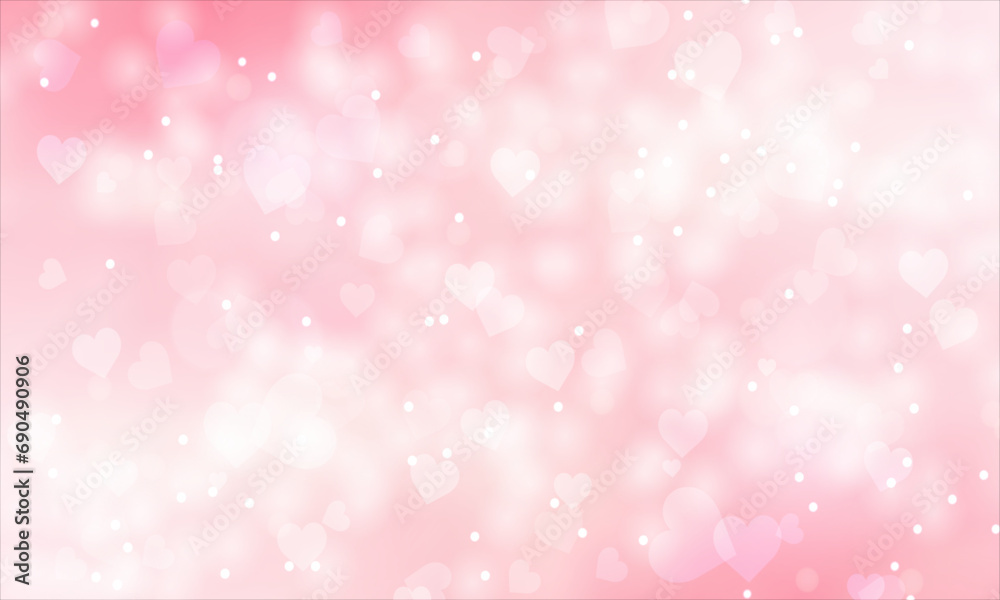 Vector blurry hearts valentine's day background Vector blurry hearts valentine's day background