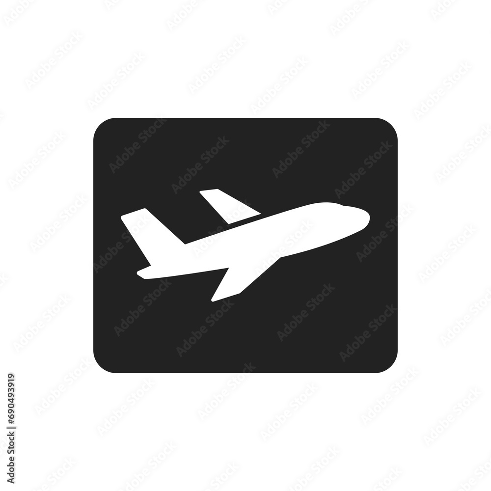 Transport icons - airplane icon