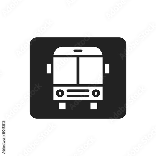 Wallpaper Mural Transport icons - bus icon Torontodigital.ca