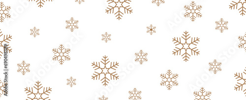Wallpaper Mural Marry christmas background with snowflakes	 Torontodigital.ca