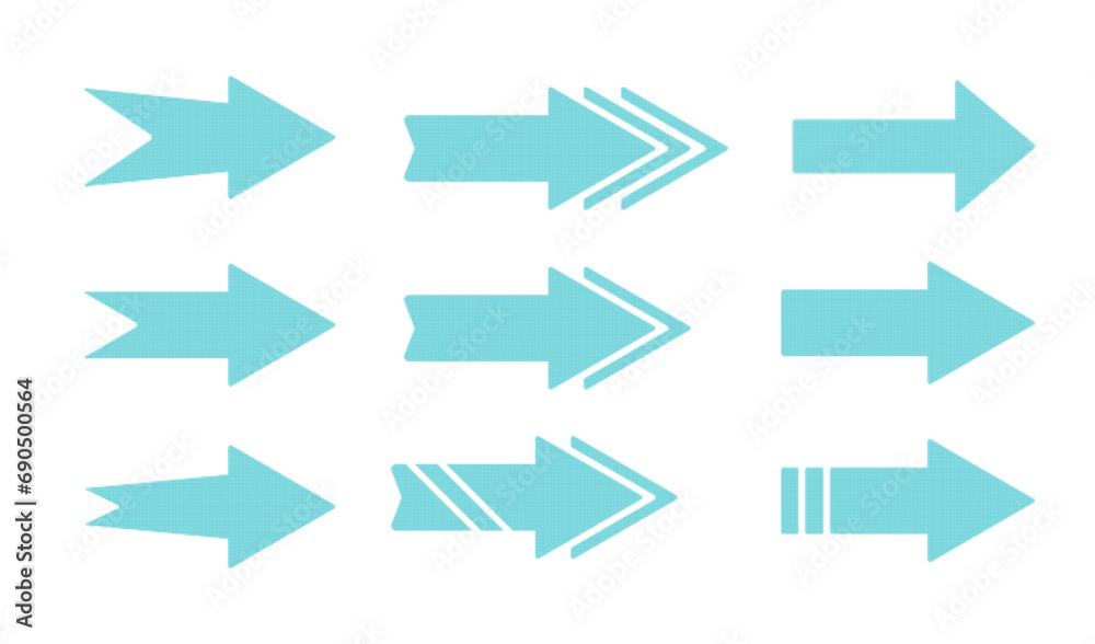 Halftone green arrows change direction. Pointer left, right, forward, backward. Direction, landmark, guide or cursor arrow. Business icon, digital direction sign, choice, ui design. Vector set. Halftone green arrows change direction. Pointer left, right, forward, backward. Direction, landmark, guide or cursor arrow. Business icon, digital direction sign, choice, ui design. Vector set.