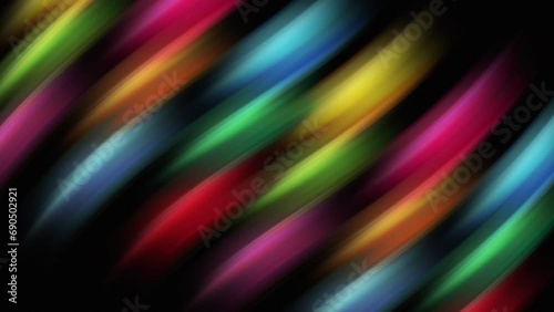Abstract colorful animated silk background with motion smooth soft lines