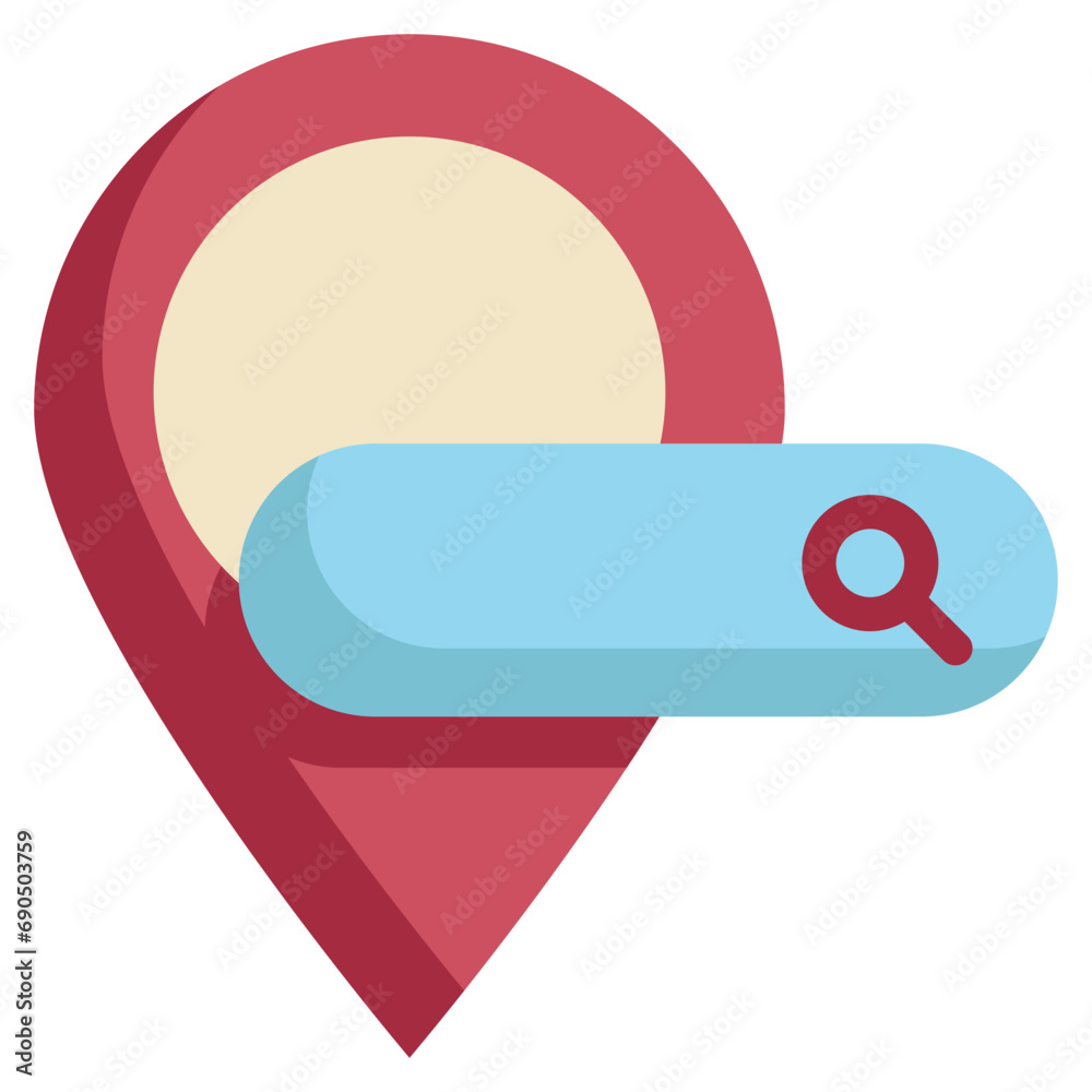 pin location mark map finding search magnifying flat style pin location mark map finding search magnifying flat style