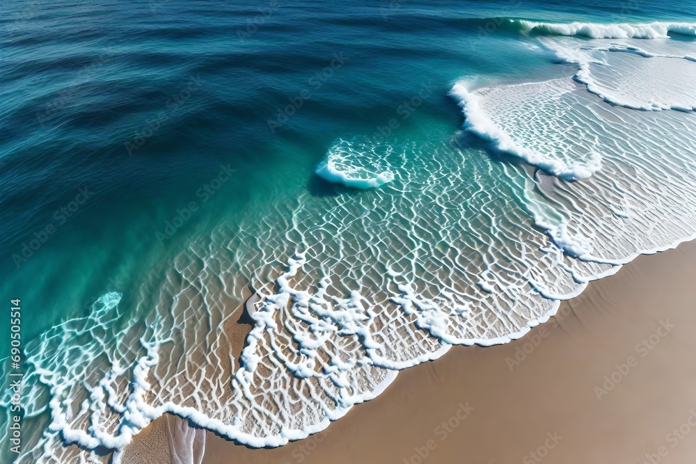 Fototapeta premium blue sea background
