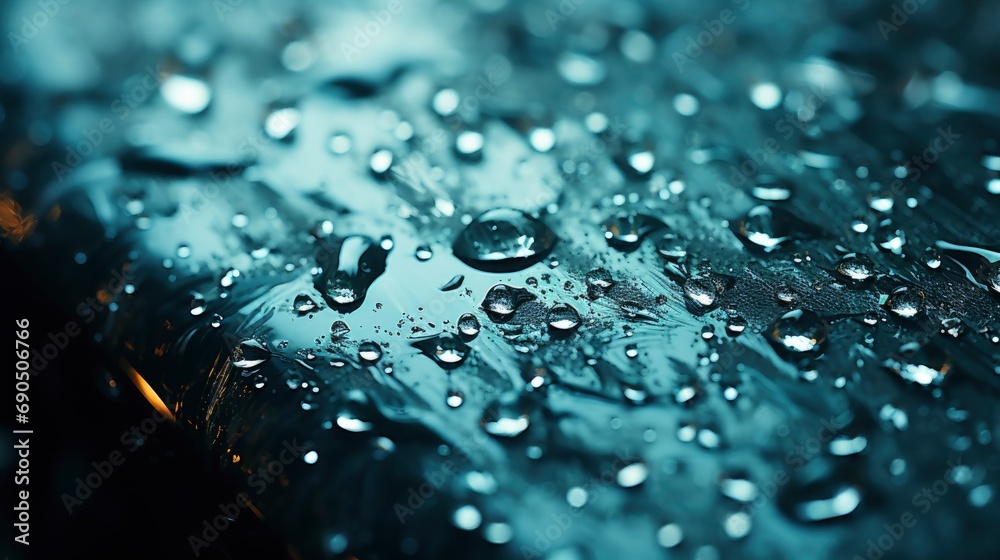 Rain Drops Frozen Water Closeup Background, Flat Design Style, Pop Art , Wallpaper Pictures, Background Hd