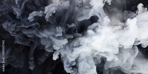 Background. Majestic Smoke. Captivating Monochrome Capture