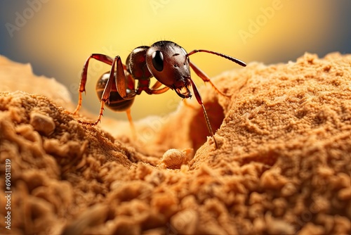 ants on the ground photo