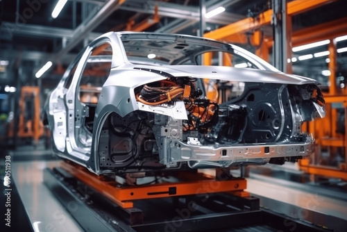 Automated assembly line for robot manipulators for the production of high-tech electric vehicles running on clean energy.