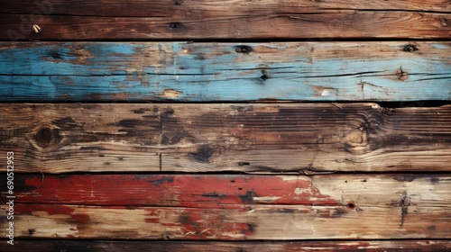 Empty Old Wood Plank Wall 3D, Flat Design Style, Pop Art , Wallpaper Pictures, Background Hd