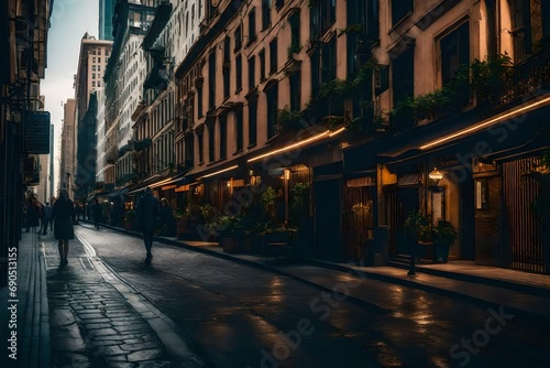 old street in the night © Saad