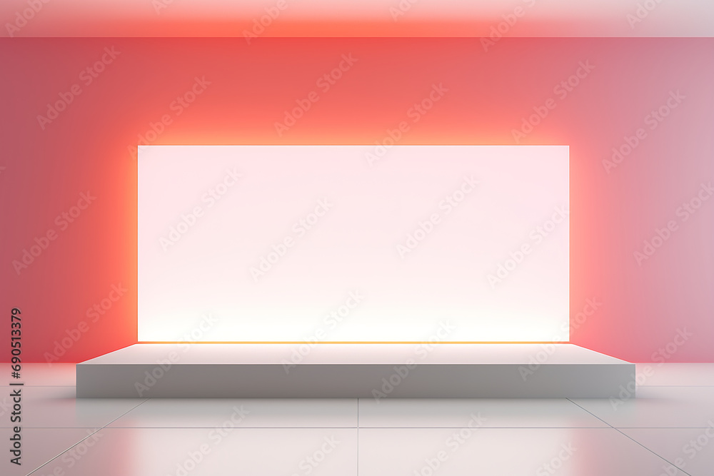 Captivating simplicity in an elegant minimalist mock up, hidden light, shadows and cozy background Captivating simplicity in an elegant minimalist mock up, hidden light, shadows and cozy background