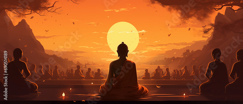 Makha Bucha Day is an important day for Theravada Buddhists. It was a day when 1,250 monks met without an appointment. Concept of important days in Buddhism