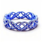 Blue Bracelet isolated on white background
