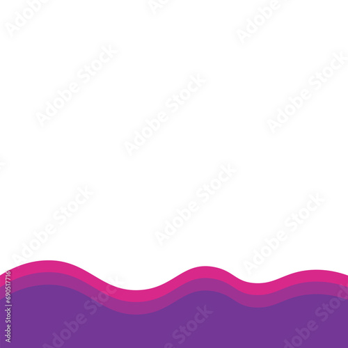 Wave Shape Footer