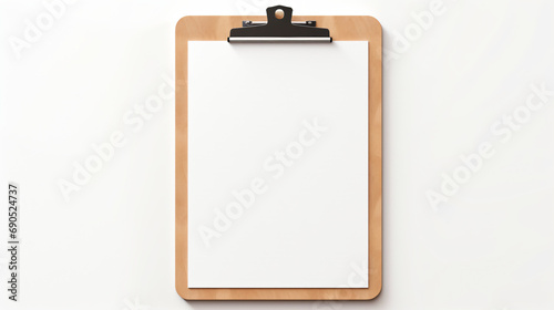 Clipboard isolated on white background