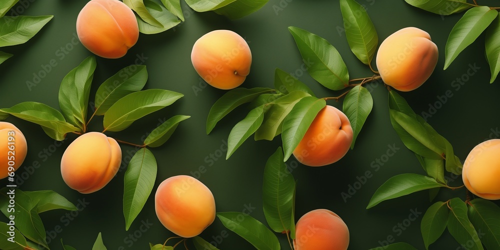 Background of fresh peaches Background of fresh peaches