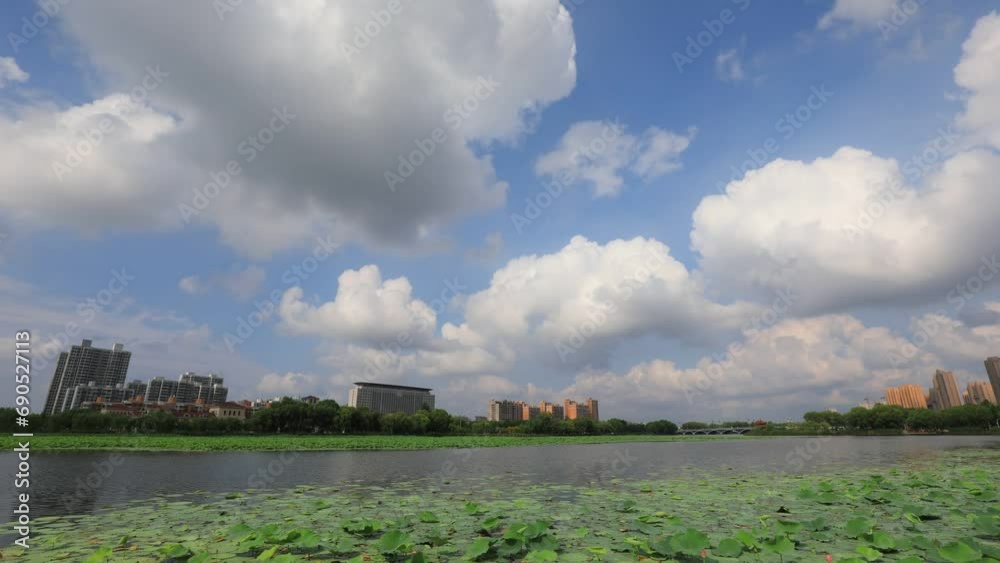 Waterfront City Scenery, North China Waterfront City Scenery, North China