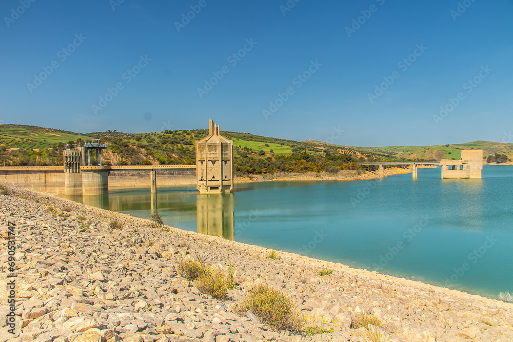 The Sidi Salem Dam, an Impressive Water Management System in Beja, Tunisia