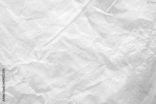 White plastic bag texture background photo