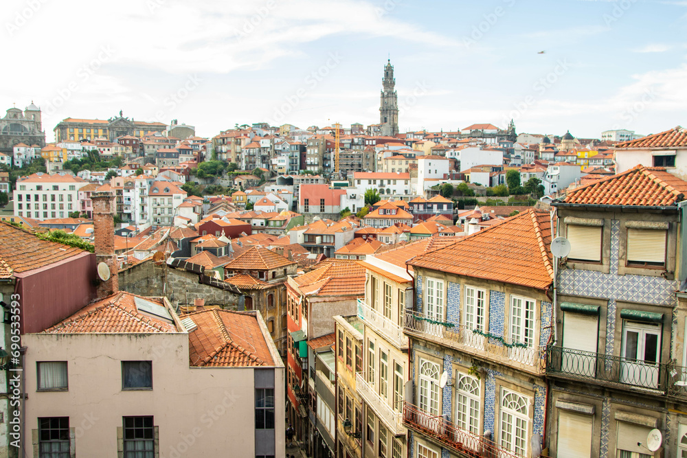 Cityscape of Porto from the cathedral