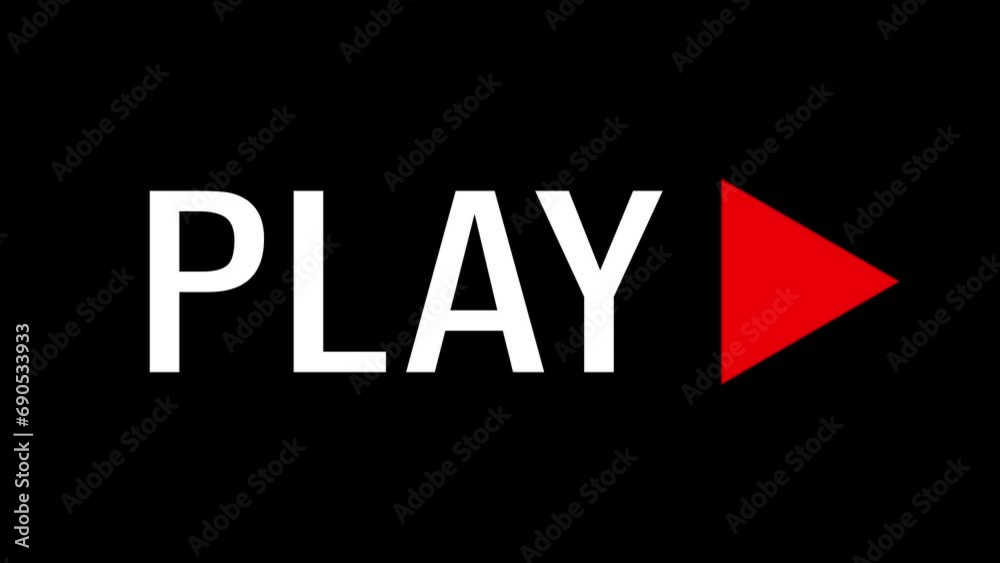 4K classic old-school play icon animation in black background. Multimedia television set retro style footage video player symbol motion graphic in high res. Streaming broadcasting button noise bg.
4K classic old-school play icon animation in black background. Multimedia television set retro style footage video player symbol motion graphic in high res. Streaming broadcasting button noise bg.