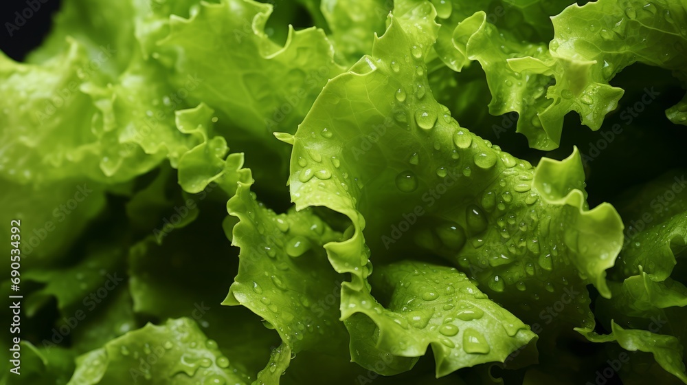 Green salad leaves. Salads closeup. Fresh Photorealistic healthy Salad. Green salad leaves. Salads closeup. Fresh Photorealistic healthy Salad.
