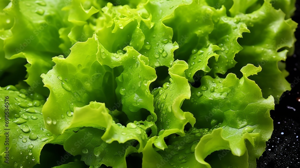 Green salad leaves. Salads closeup. Fresh Photorealistic healthy Salad. Green salad leaves. Salads closeup. Fresh Photorealistic healthy Salad.