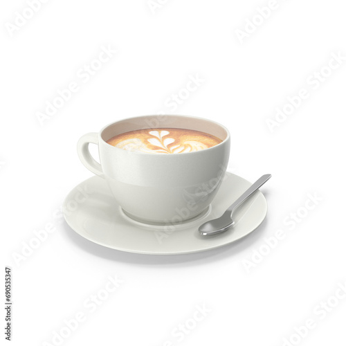 3D Cup Of Latte