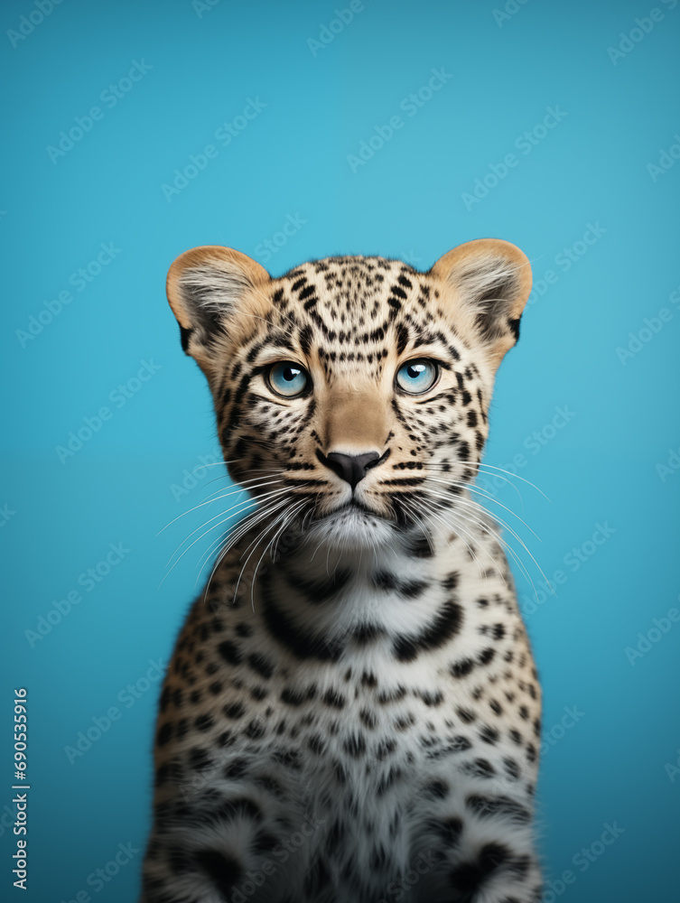 Cute animal portrait,created with Generative AI tecnology. Cute animal portrait,created with Generative AI tecnology.